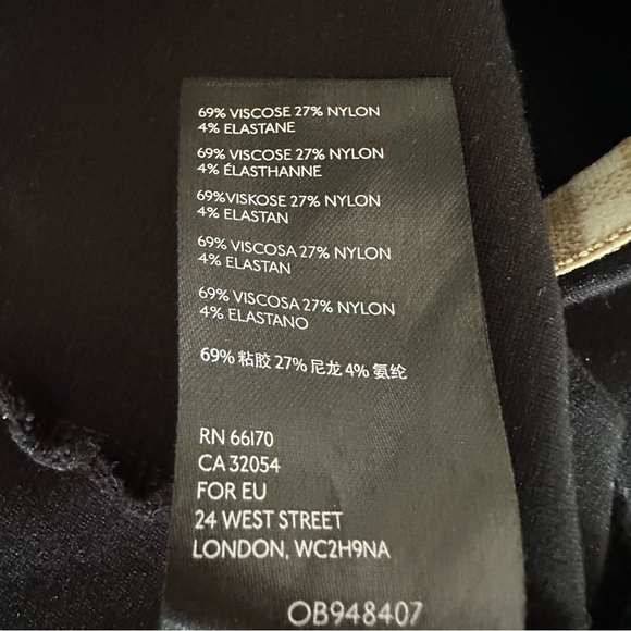 ANTHROPOLOGIE THE ESSENTIAL CROP FLARE BLACK PANTS SIZE LARGE - Picture 13 of 13